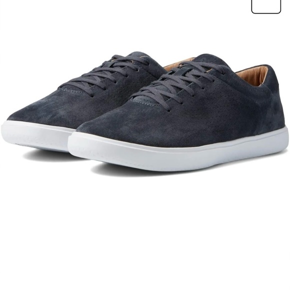 TravisMathew Cuater Phenom Suede Blue Gray Casual Shoes Sneakers Men’s 8 - Picture 1 of 11